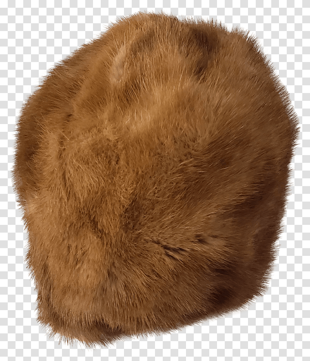 Two Toned Brown Real Fur Cap Hat Ushanka, Animal, Rug, Mammal, Fungus Transparent Png