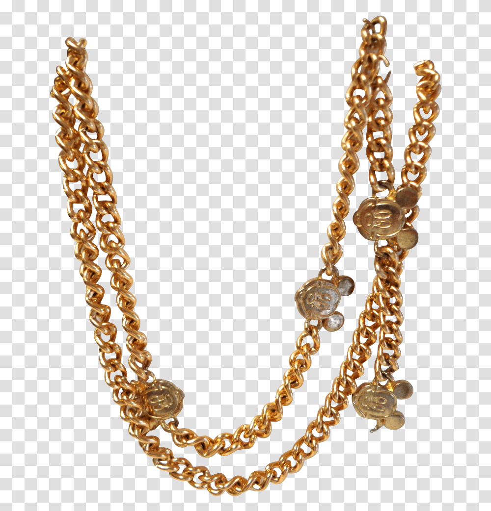 Two Toned Gold Chains Chain Belt, Necklace, Jewelry, Accessories, Accessory Transparent Png