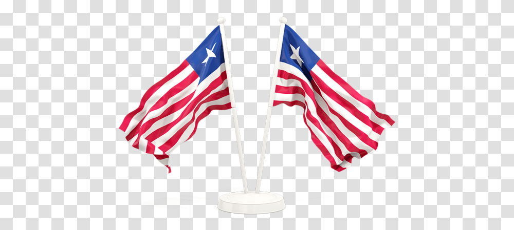 Two Waving Flags Bandera Colombia Y Estados Unidos, American Flag Transparent Png