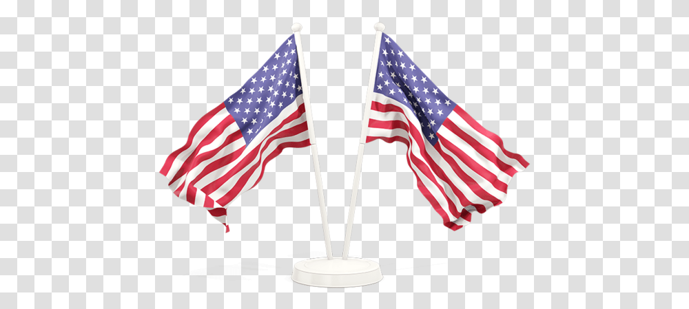 Two Waving Flags Pakistan And Usa Flag, American Flag Transparent Png