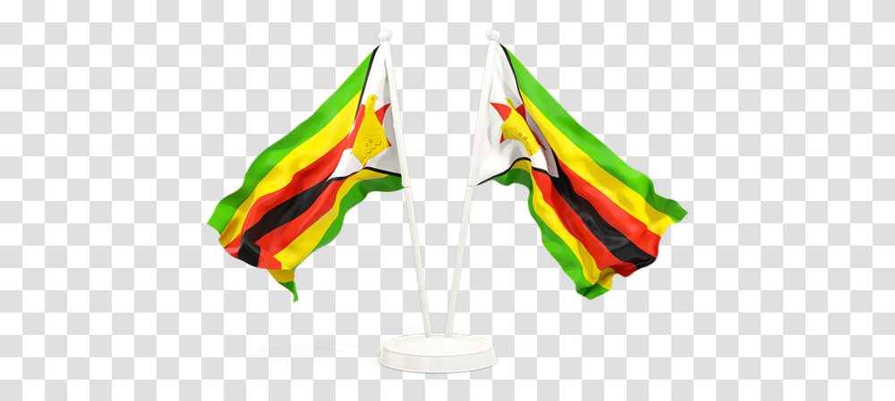 Two Waving Flags South Africa Flag Zimbabwe, American Flag Transparent Png