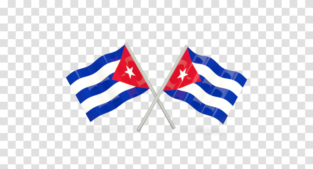 Two Wavy Flags Illustration Of Flag Of Cuba, American Flag Transparent Png