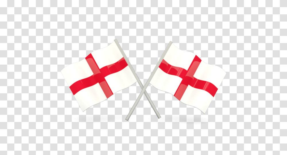 Two Wavy Flags Illustration Of Flag Of England, American Flag, Logo, Trademark Transparent Png