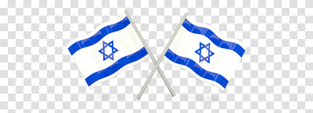 Two Wavy Flags Israel 71st Independence Day, Banner, Stick Transparent Png