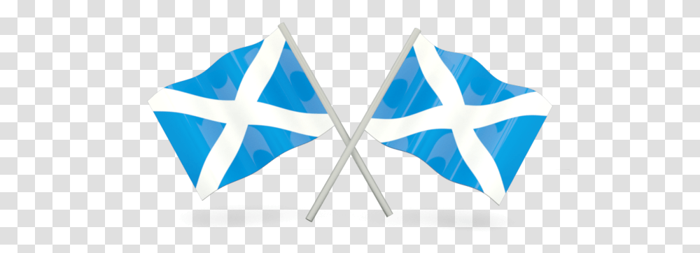 Two Wavy Flags Scotland Flag No Background, Oars, American Flag, Stick Transparent Png
