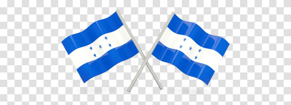 Two Wavy Flags Sierra Leone Flag, American Flag, Stick Transparent Png