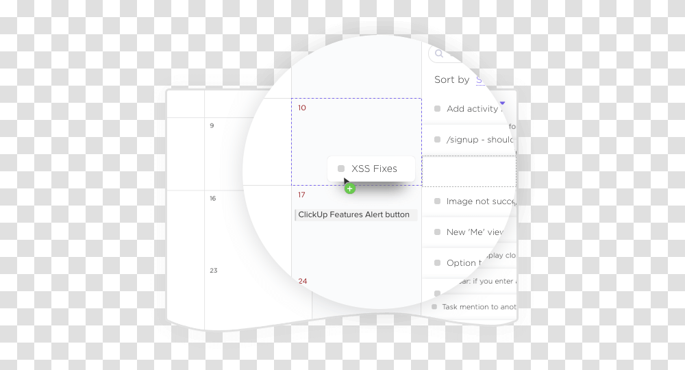 Two Way Sync Your Tasks And Events With Google Calendar Circle, Text, Plot, Diagram, Plan Transparent Png