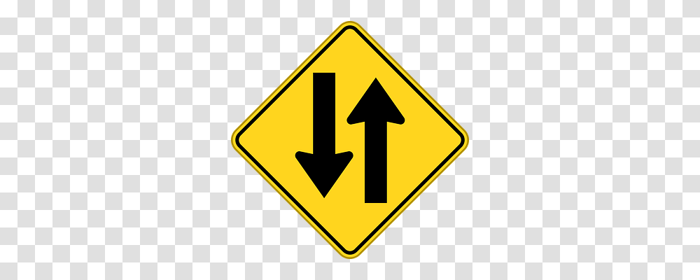 Two Way Traffic Transport, Road Sign, Stopsign Transparent Png