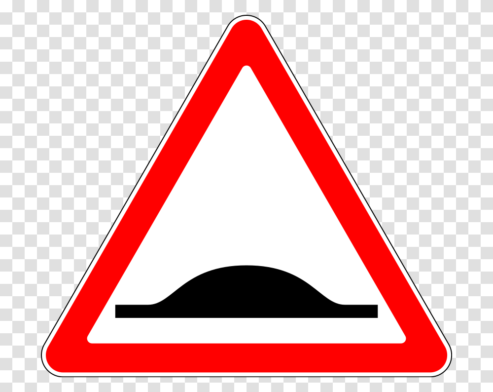 Two Way Traffic Ahead Sign, Road Sign, Triangle Transparent Png