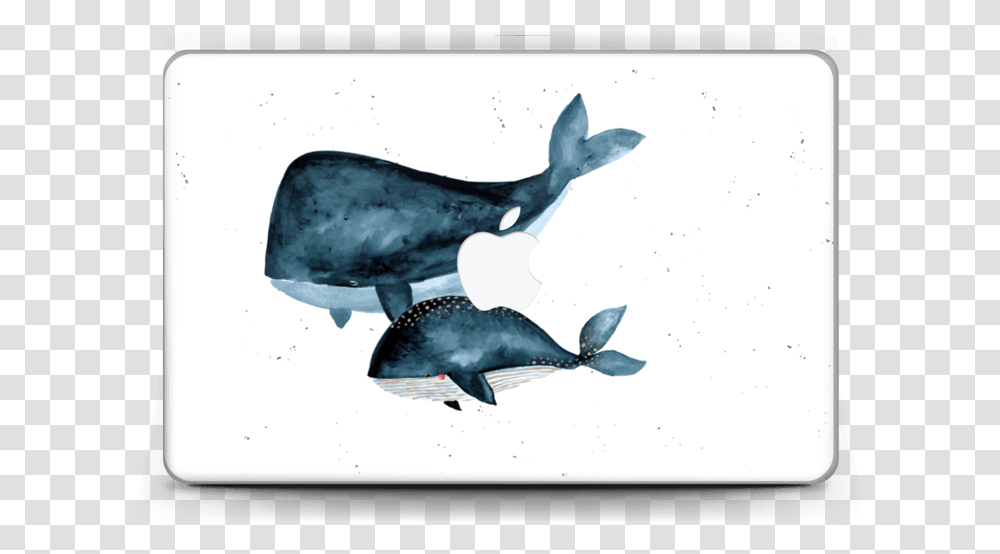 Two Whales Skin Macbook Air 11 Whales, Mammal, Animal, Sea Life, Fish Transparent Png