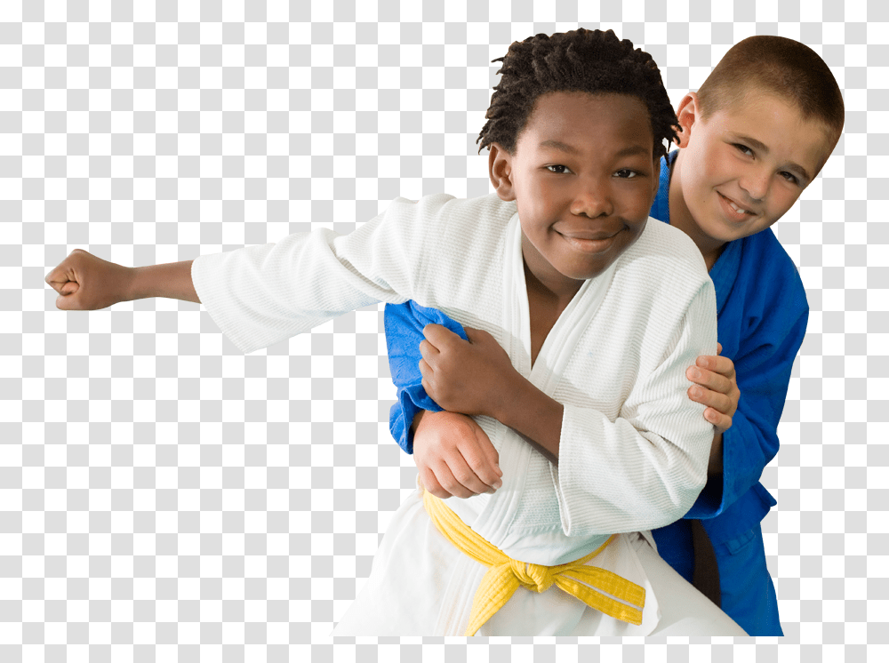 Two Young Boys Grapling Kids Self Defense, Person, Human, Martial Arts, Sport Transparent Png