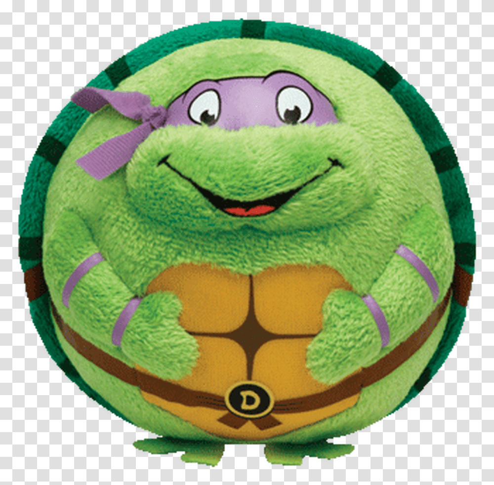 Ty Beanie Ballz Teenage Mutant Ninja Turtles Donatello Tartaruge Di Peluche Rotonde, Sphere, Toy, Outer Space, Astronomy Transparent Png
