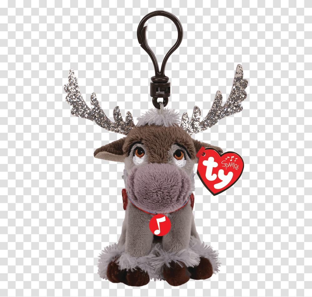 Ty Frozen Sven Frozen 2 Reindeer With Sound Clip Ty Frozen 2 Plush Sven, Toy, Antler, Mascot Transparent Png