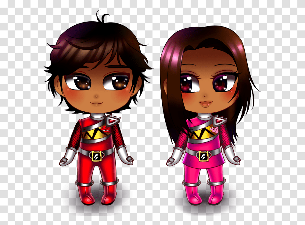 Tyler And Shelby Super Sentai Dinosaurs Art, Doll, Toy, Person, Human Transparent Png