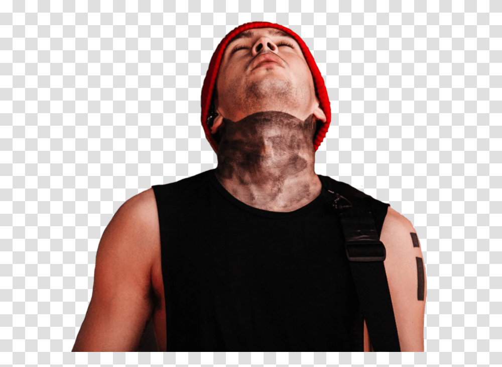 Tyler Joseph 4 By Dlr Des 21 Pilots Singer Neck Tattoo, Skin, Person, Face Transparent Png