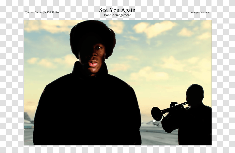 Tyler The Creator See You Again Gif, Person, Silhouette, Hair Transparent Png