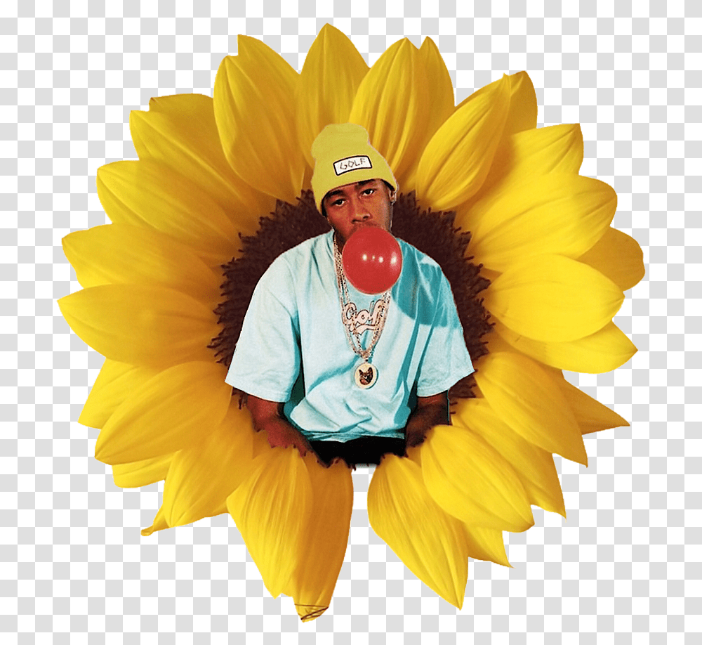 Tyler The Creator Sunflower, Plant, Person, Human, Blossom Transparent Png