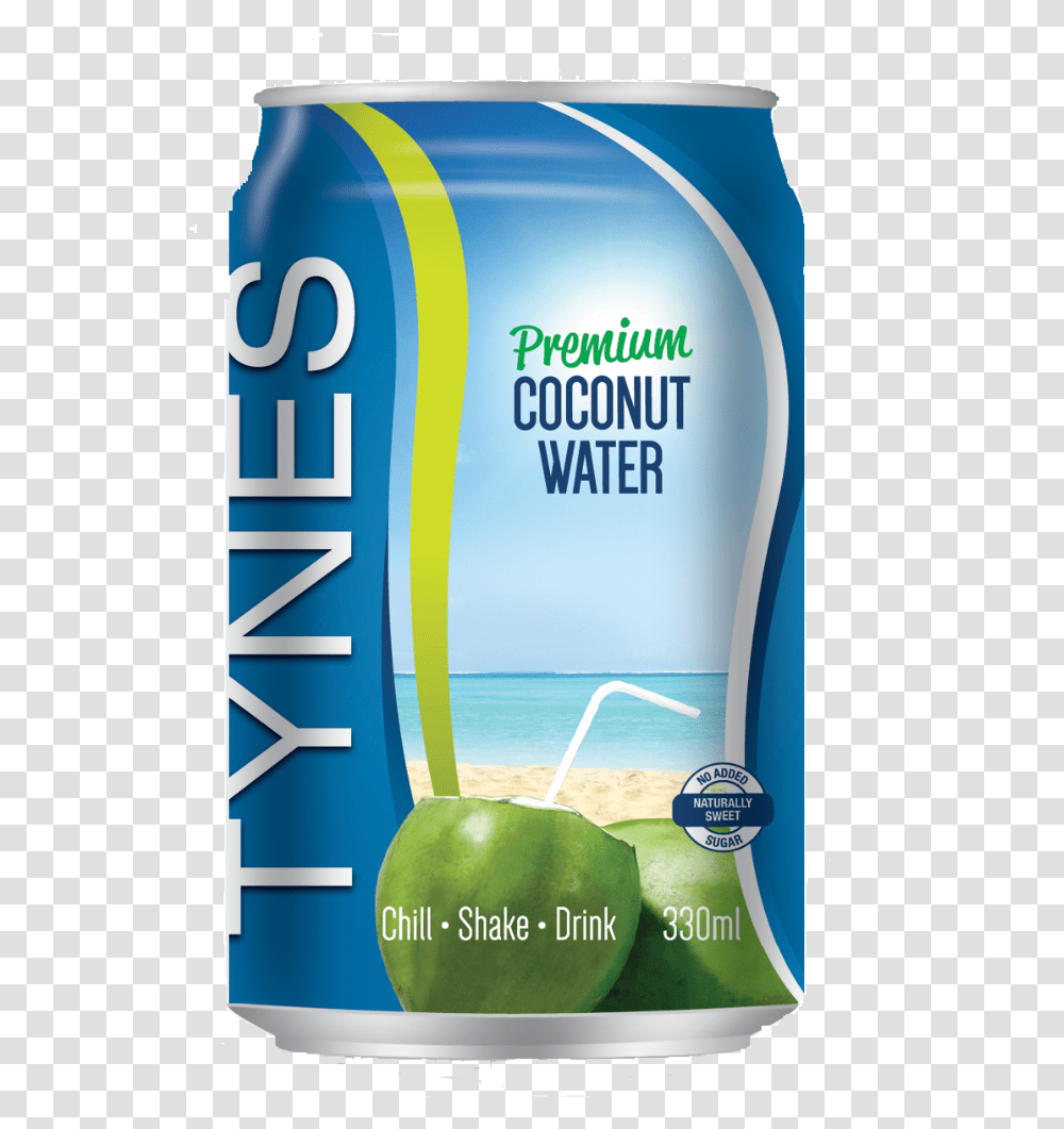 Tynes Premium Coconut Water Non Alcoholic Beverage, Bottle, Drink, Shampoo, Soda Transparent Png