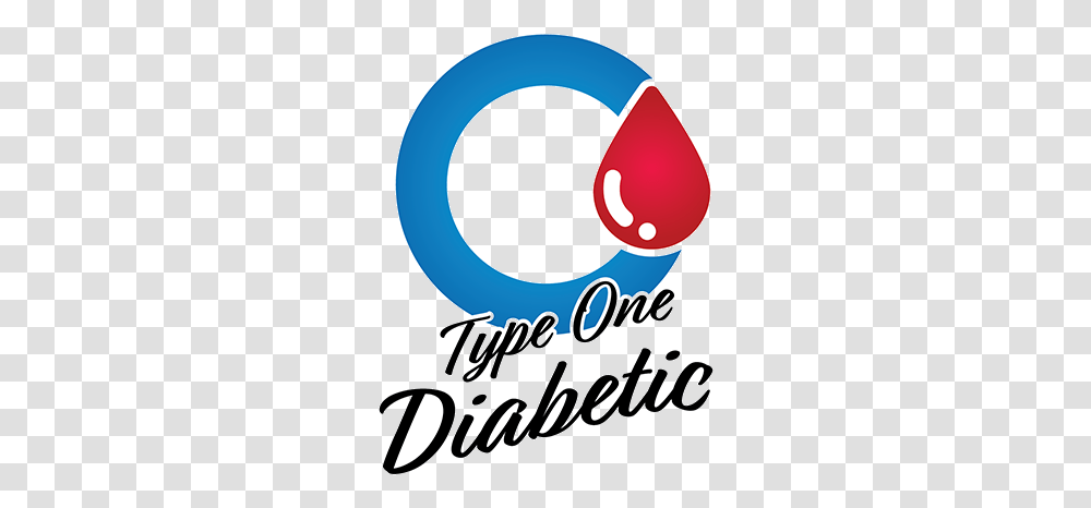 Type 1 Diabetic Blue Circle Temporary Type One Diabetes Symbol, Text, Graphics, Art, Plant Transparent Png