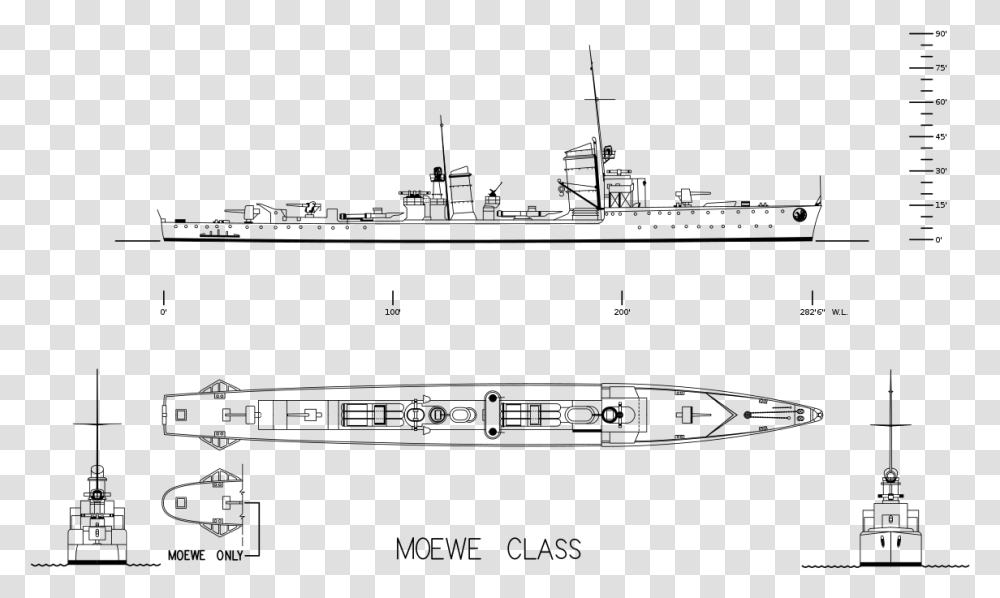 Type 23 Torpedo Boat, Gray, World Of Warcraft Transparent Png