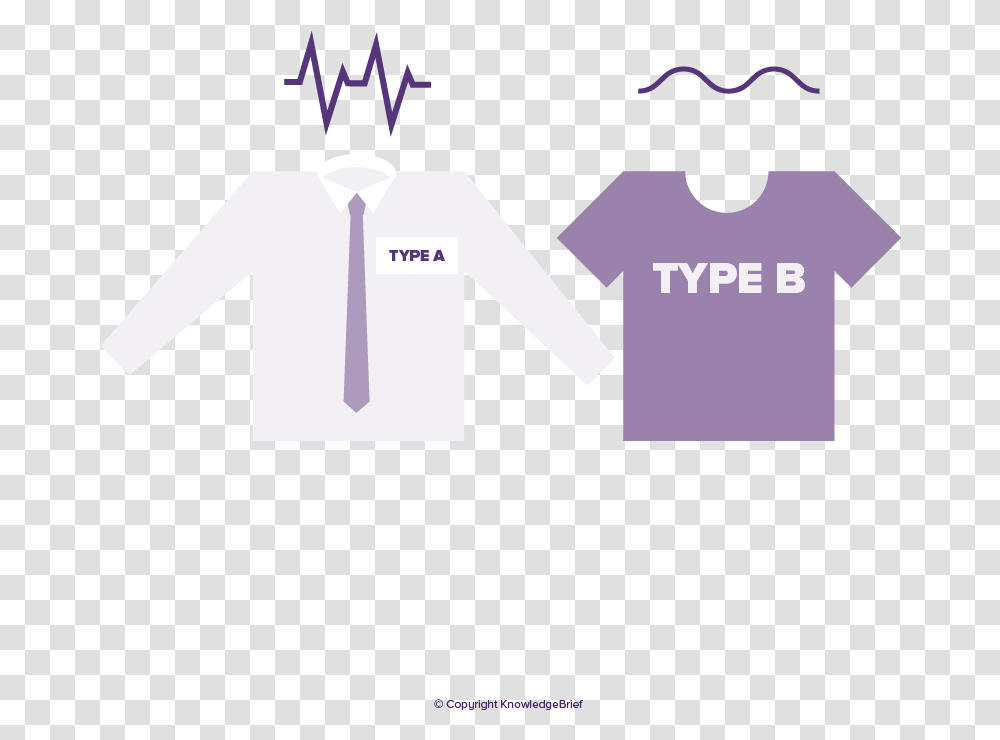 Type B And Type A Personality, Sleeve, Tie Transparent Png