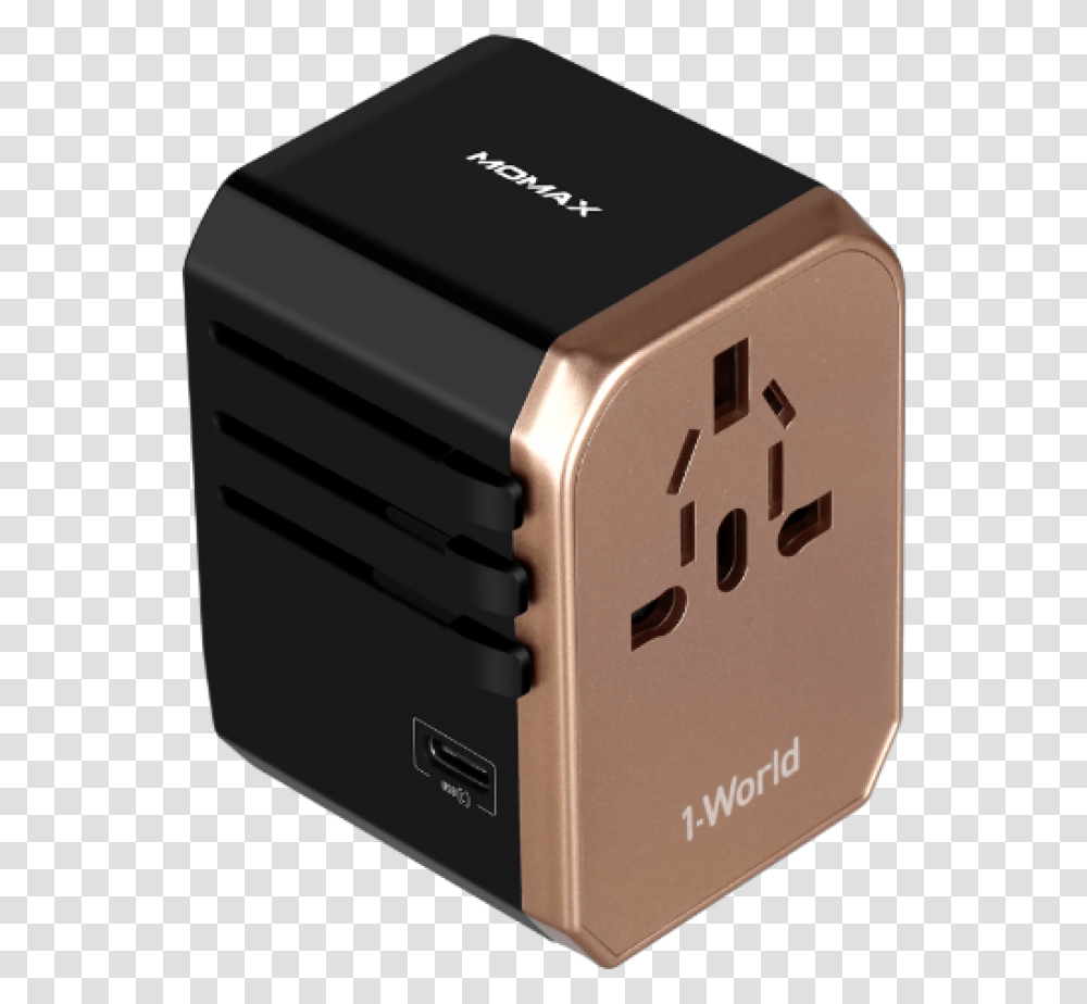 Type C And 4 Usb Ac Travel Fast Charge Adapter Usb C, Mailbox, Letterbox, Plug, Electronics Transparent Png