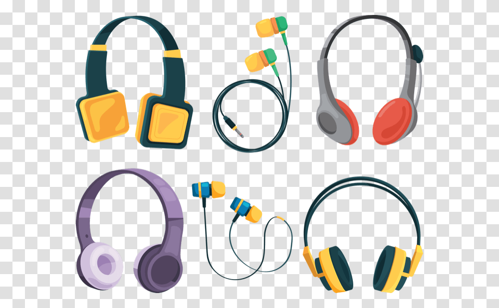 Type Headphones Different Types Of Headphones, Electronics, Headset Transparent Png
