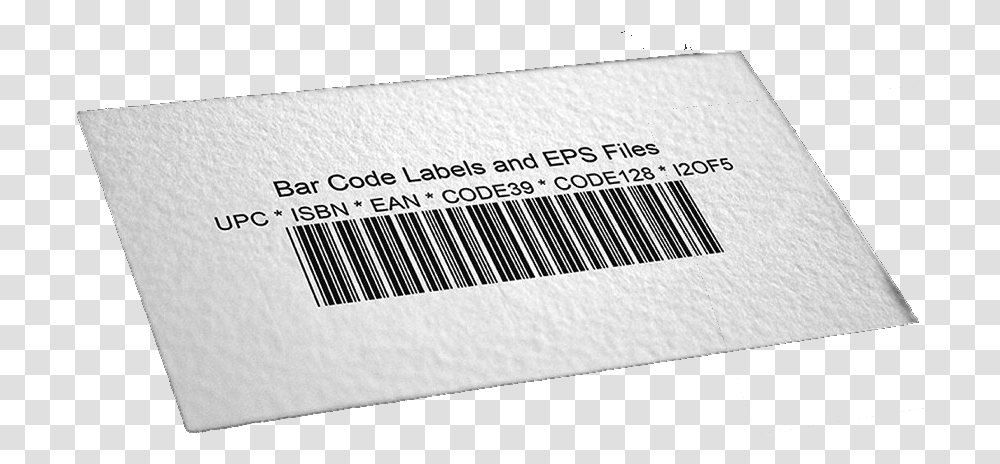 Type Of Barcode And Application Horizontal, Text, Business Card, Paper Transparent Png