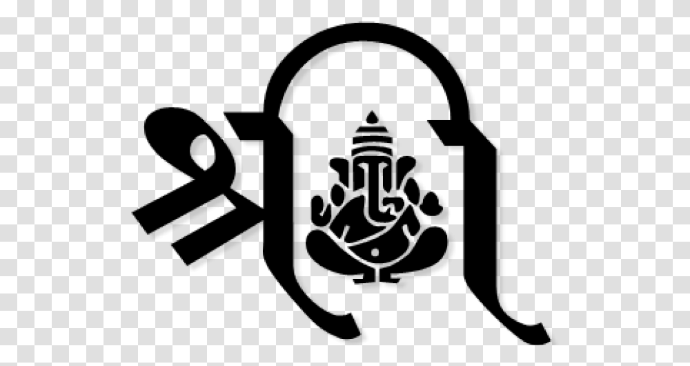 Typeface Clipart Hindu God Vinayagar Shree Ganesh Tours And Travels, Emblem, Stencil Transparent Png