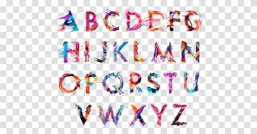 Typeface Letters Typography Colorful File Hd Clipart Typography Abc, Alphabet, Handwriting, Rug Transparent Png