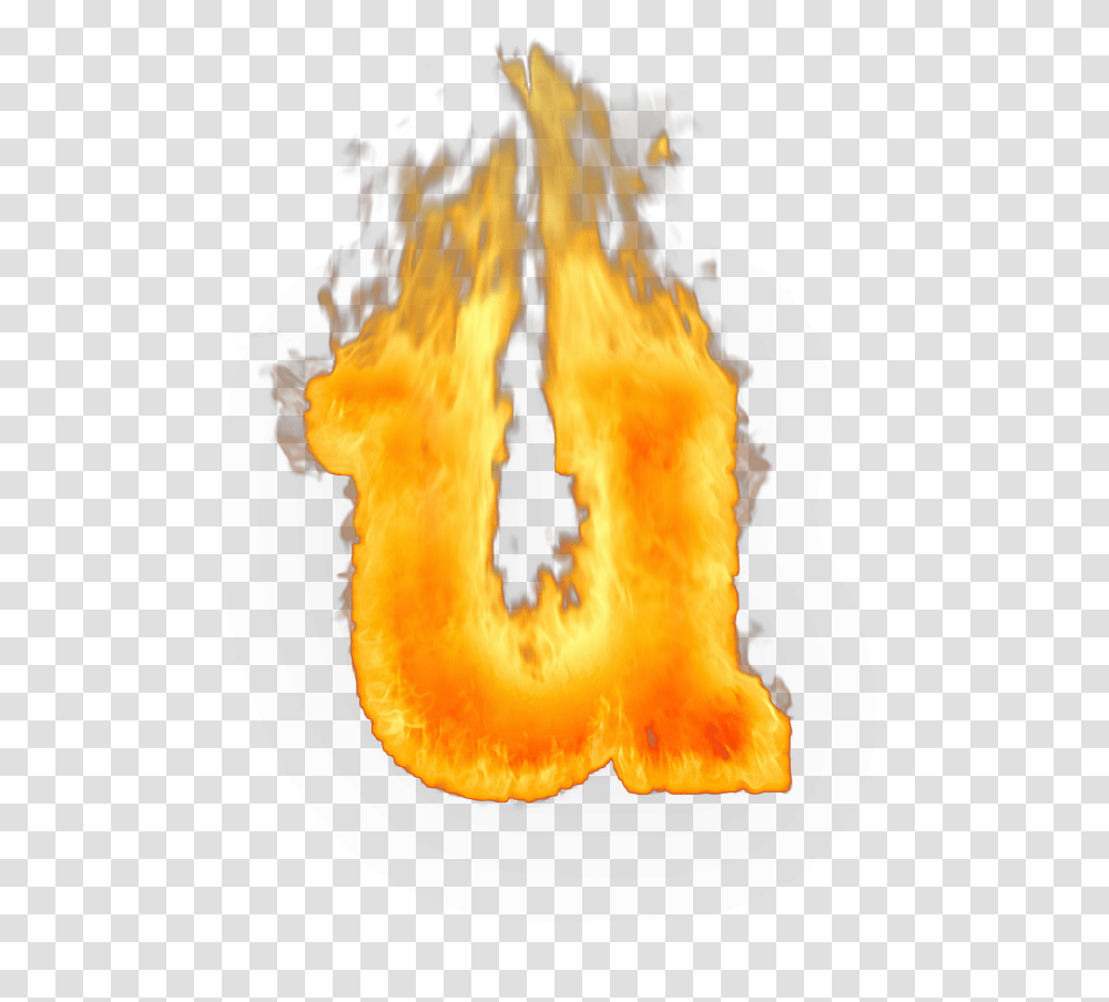 Typekit Inferno U Lowercase Vertical, Fire, Bonfire, Flame Transparent Png