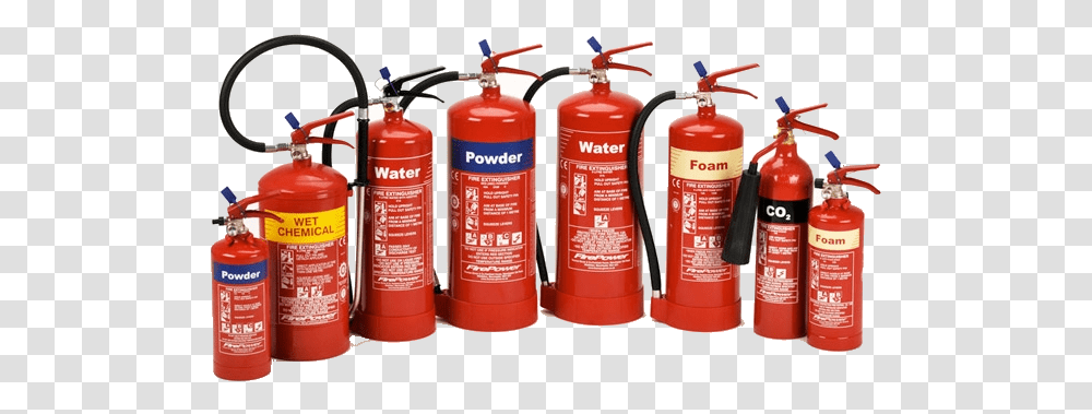 Types Of Fire Extinguisher Fire Extinguisher, Cylinder, Weapon, Weaponry, Porch Transparent Png