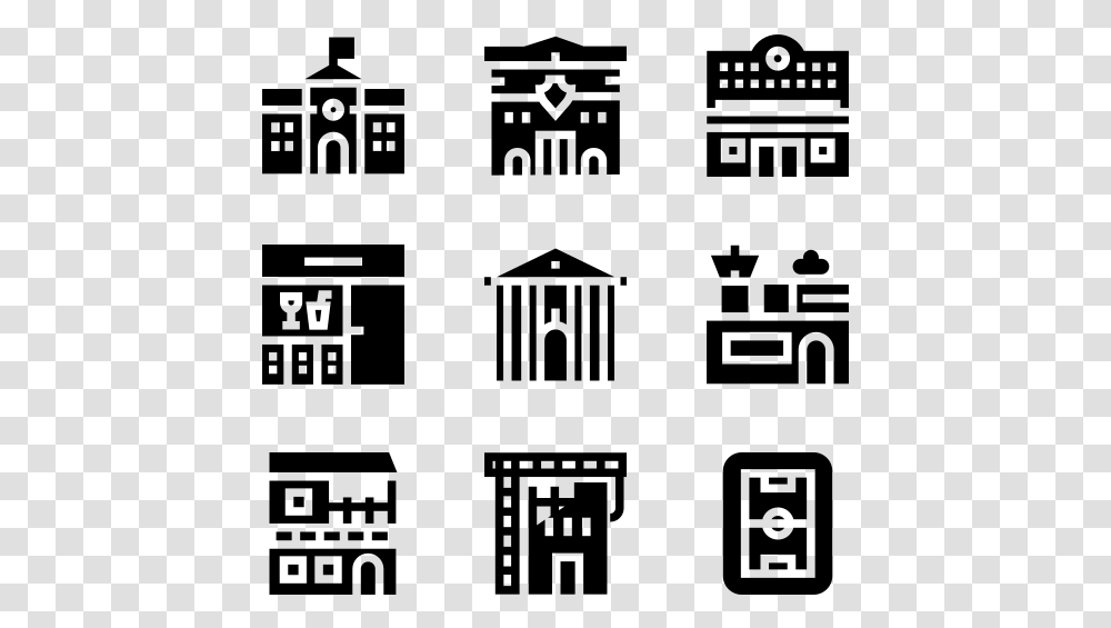 Types Of Houses Clipart Black And White, Gray, World Of Warcraft Transparent Png