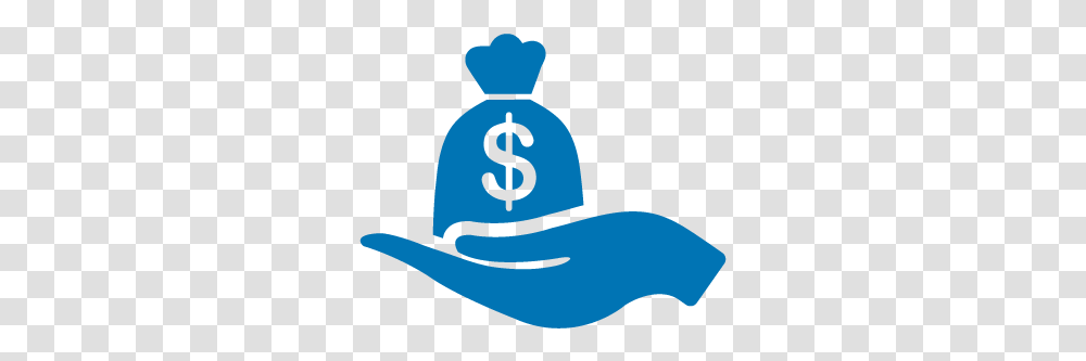 Types Of Personal Injuries Hand Money Icon Blue Icon, Clothing, Apparel, Cowboy Hat, Animal Transparent Png