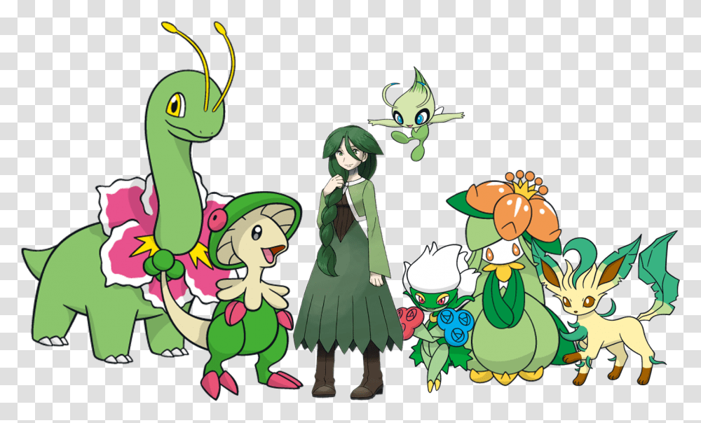 Types Trainer Grass Type Pokemon Team, Person, Book, Comics, Graphics Transparent Png