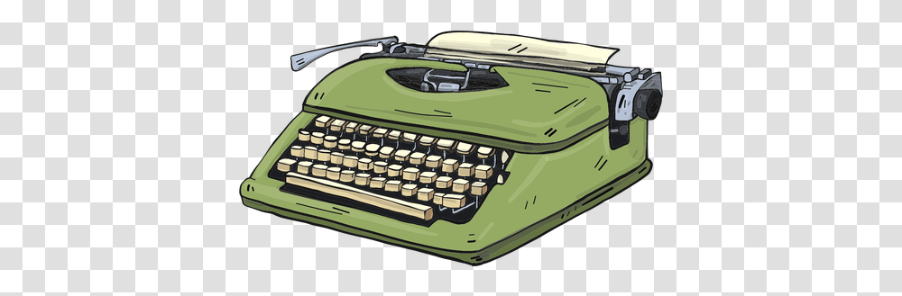 Typewriter Button Typing Illustration Machine, Grass, Plant, Car, Electronics Transparent Png