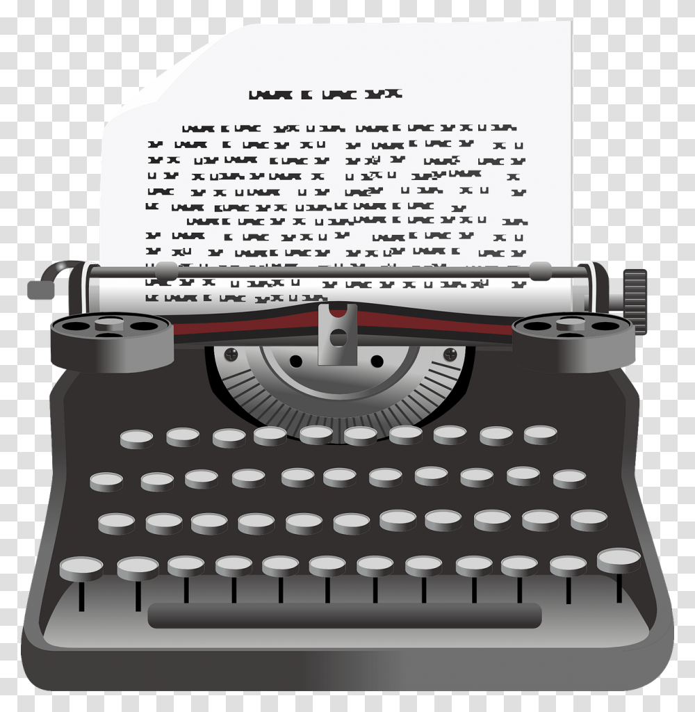 Typewriter Clip, Cooktop, Indoors, Word, Mixer Transparent Png