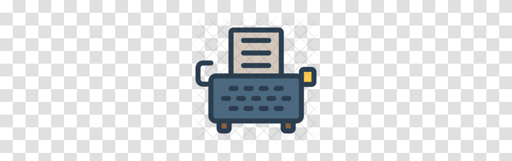 Typewriter Icon, Chair, Furniture, Mailbox, Letterbox Transparent Png