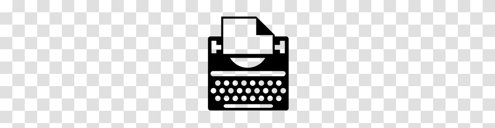 Typewriter Icons Noun Project, Gray, World Of Warcraft Transparent Png