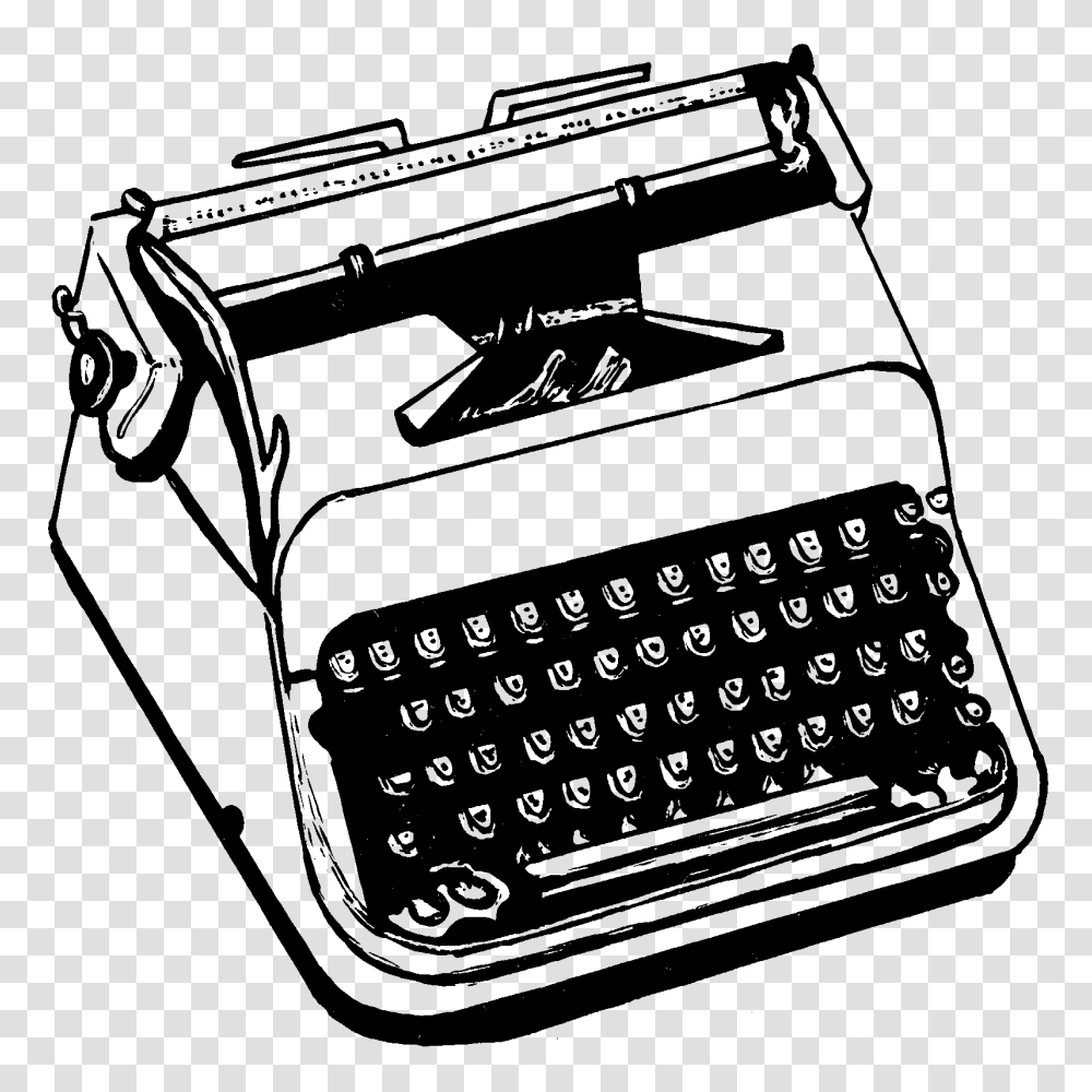 Typewriter, Tool, Electronics, Rug, Bulldozer Transparent Png