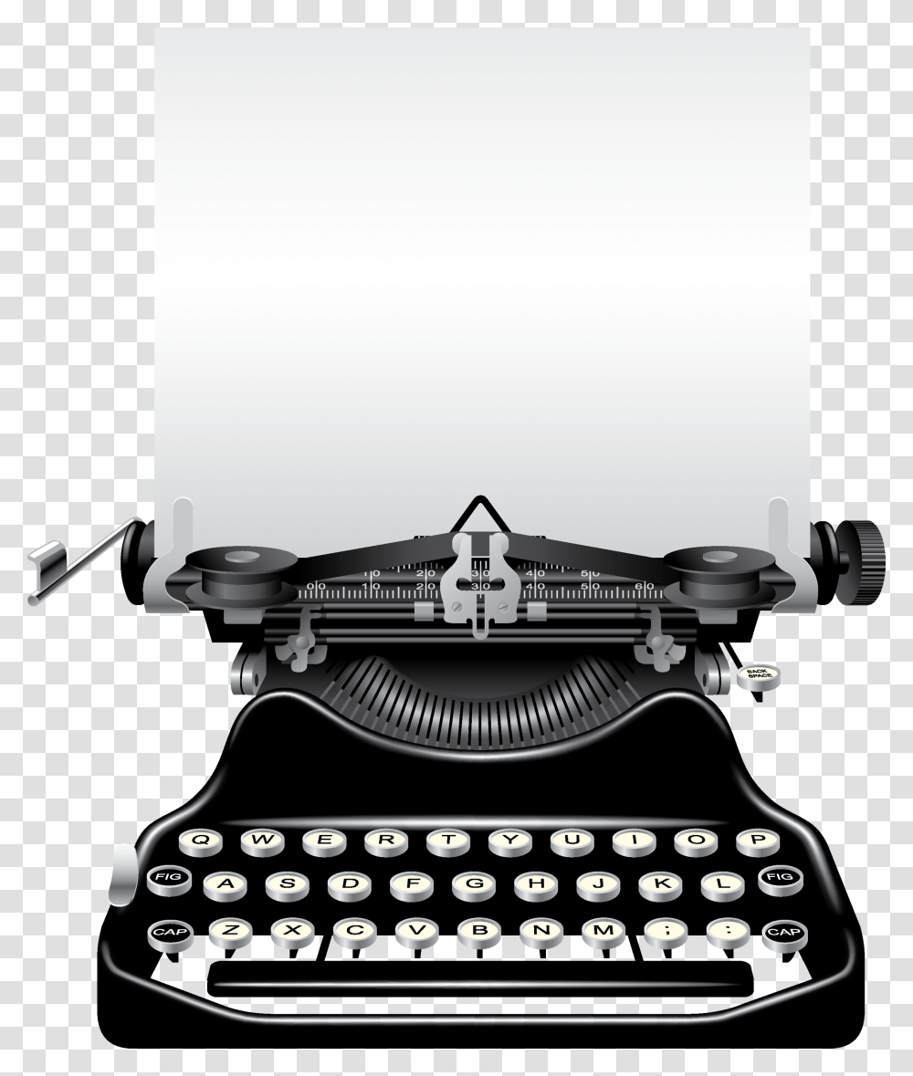 Typewriter, Tool, Gun, Weapon, Weaponry Transparent Png