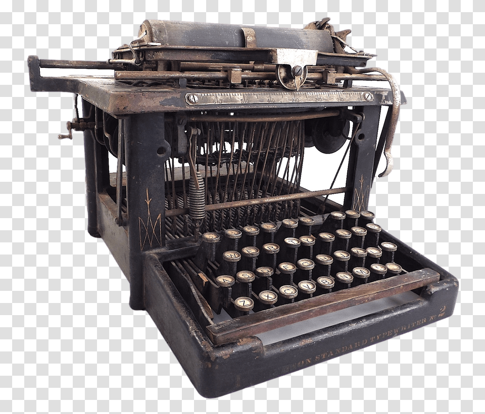 Typewriter, Tool, Machine, Furniture, Tabletop Transparent Png