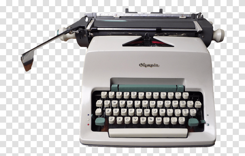 Typewriter Typewriting Machine, Computer Keyboard, Electronics, Gun, Printer Transparent Png