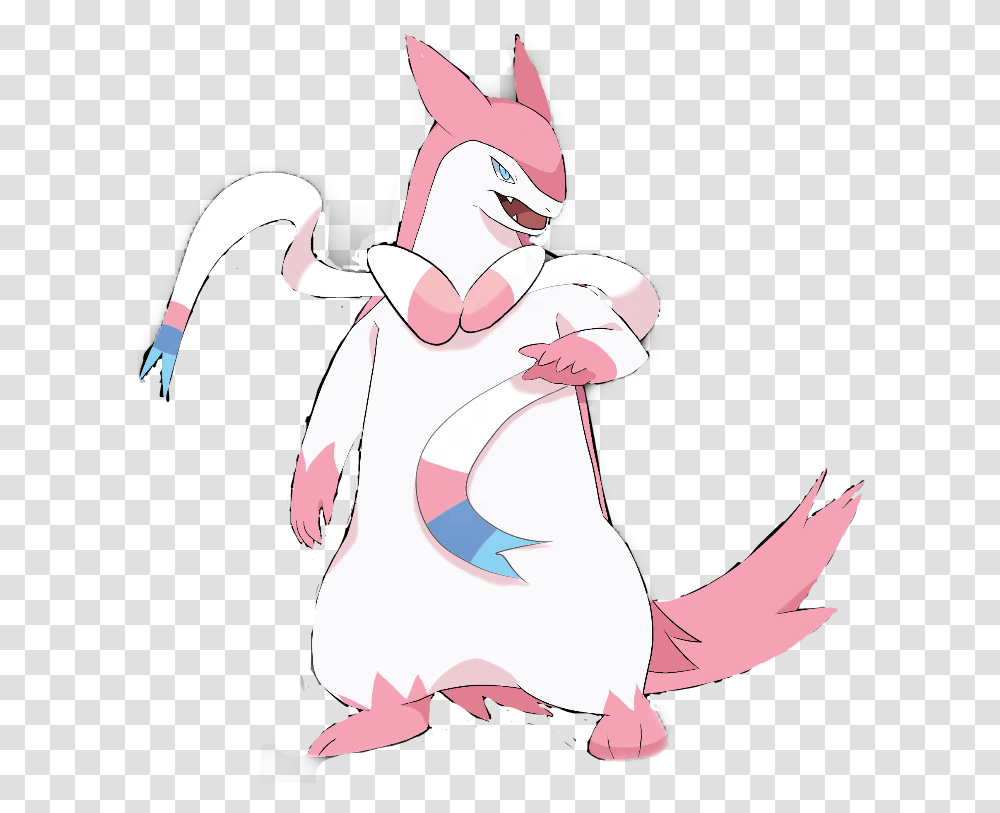 Typhlosion Sylveon First Time Doing This Freetoedit Cartoon, Animal, Mammal, Plant, Tree Transparent Png