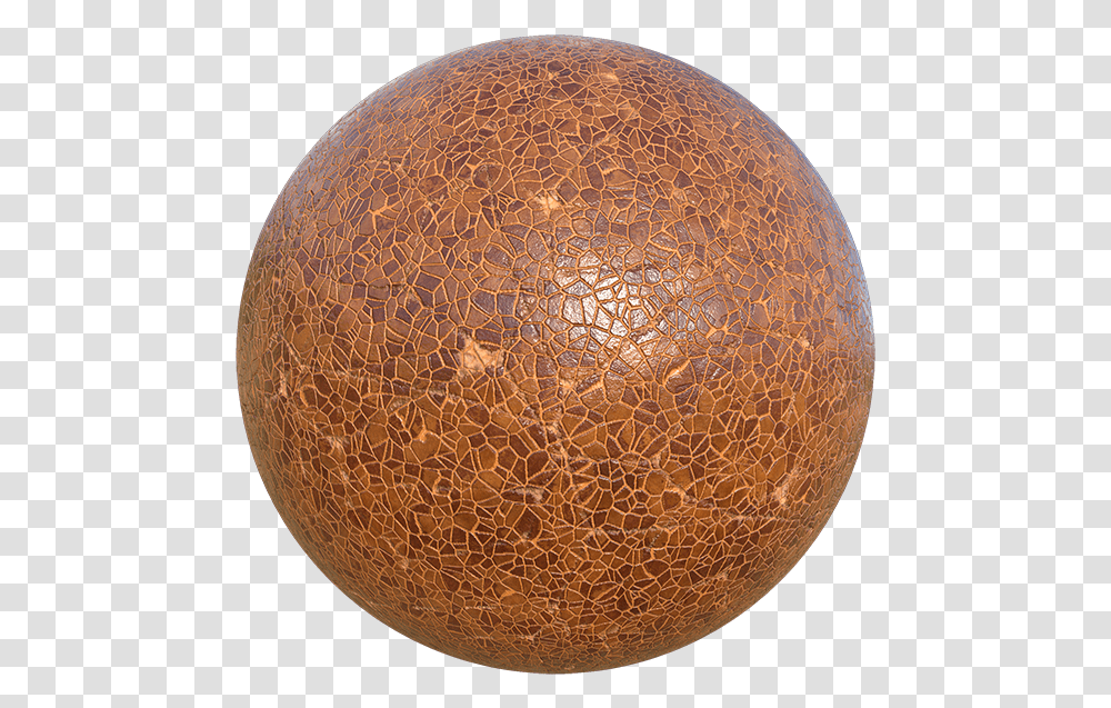 Typical Orange Or Brown Leather Texture With Impressions Sphere, Outer Space, Astronomy, Universe, Planet Transparent Png