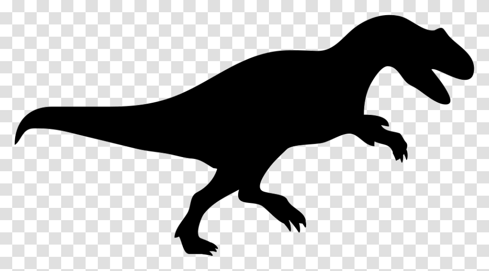 Tyrannosaurus Albertosaurus Dinosaur Silhouette T Rex Dinosaur Silhouette, Reptile, Animal, Dog, Pet Transparent Png