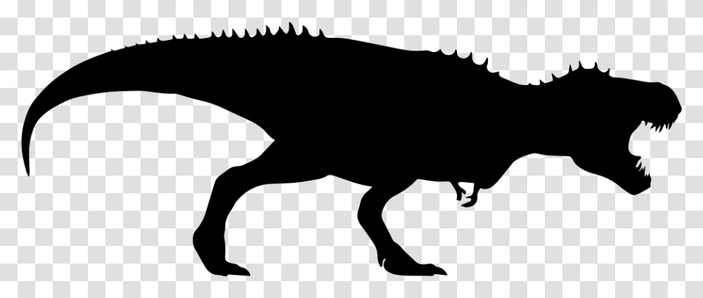 Tyrannosaurus Rex Dinosaur Silhouette T Rex Silhouette, Animal, Mammal, Horse, Wildlife Transparent Png