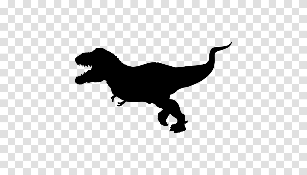 Tyrannosaurus Rex Silhouette Icon, Gray, World Of Warcraft Transparent Png