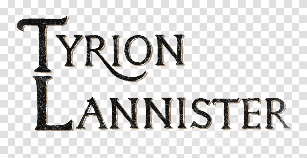 Tyrion Lannister Mb Fashion Brand, Text, Word, Alphabet, Label Transparent Png