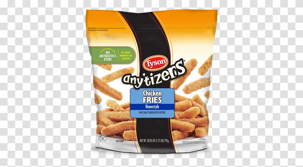 Tyson Anytizer Chicken Fries, Food, Snack, Fried Chicken, Waffle Transparent Png